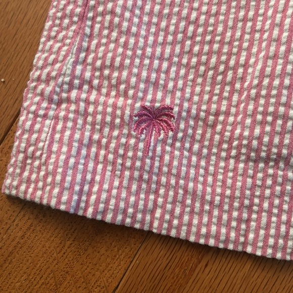 Lilly Pulitzer Palm Classics Princess Pin Seersucker Stripe Kitty Skirt - Picture 2 of 6